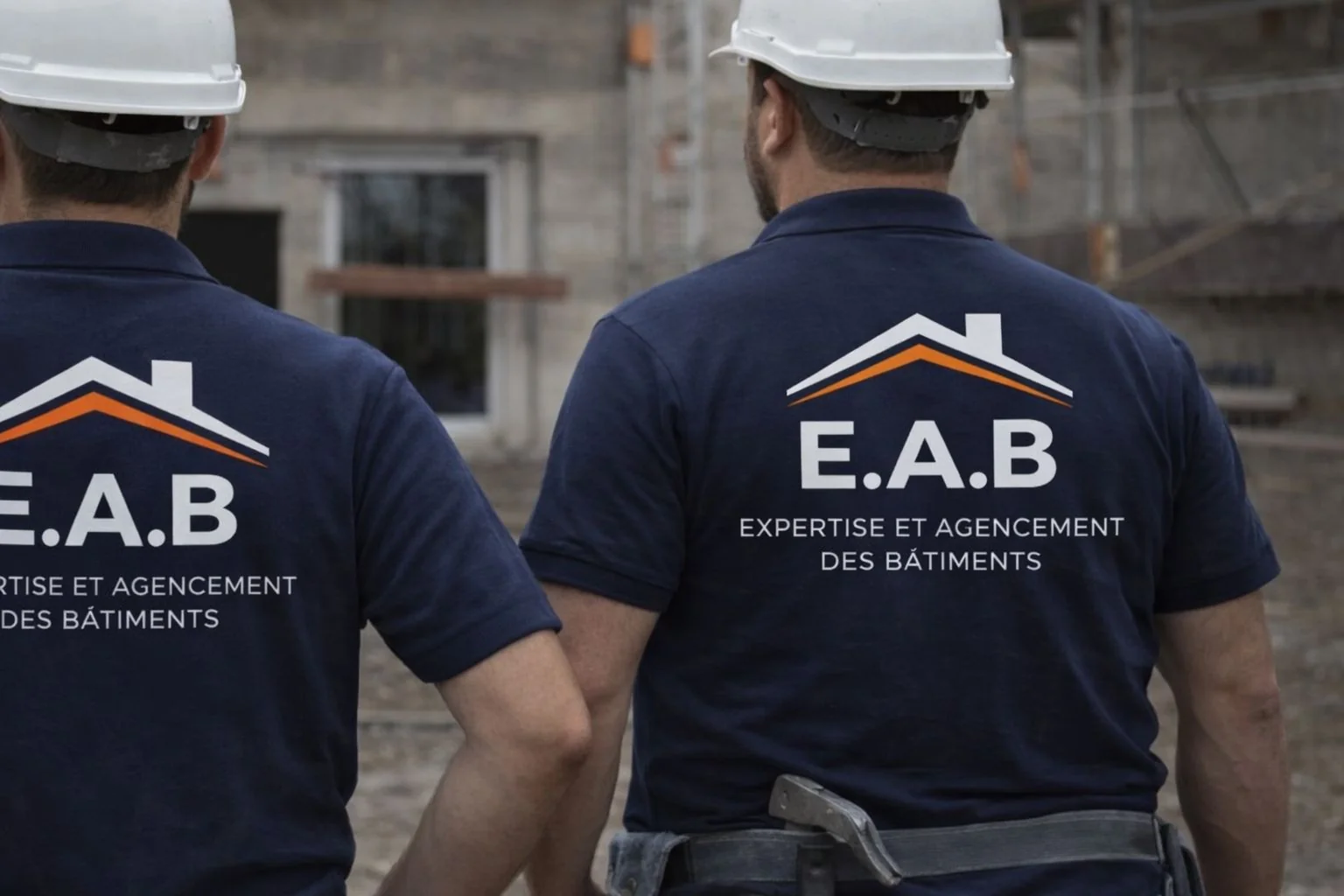 Équipe EAB sur chantier couverture en Île-de-France